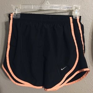 Women’s Nike Shorts Small Black and Orange